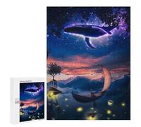 Rompecabezas 500 PCS para Adultos Magic Waterfall In The Sky Rompecabezas Juego Familiar Difícil Oferta Difícil como Regalo para Toda La Familia 500 PCS