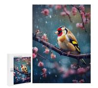 Rompecabezas 500 PCS para Adultos Majestic Bird Goldfinch Rompecabezas para Adultos Juegos Relajantes Corte De Precisión Oferta como Regalo para Toda La Familia 500 PCS
