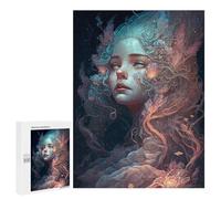 Rompecabezas 500 PCS para Adultos Mermaid's Enchanted Hair Rompecabezas para Adultos Juguetes De Bricolaje Pero Divertidos Y Humorísticos para Cumpleaños, Navidad 500 PCS