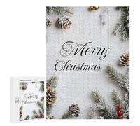 Rompecabezas 500 PCS para Adultos Merry Christmas Decor Rompecabezas para Adultos Juguetes De Bricolaje Pero Divertidos Y Humorísticos para Cumpleaños, Navidad 500 PCS