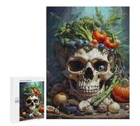 Rompecabezas 500 PCS para Adultos Nightshade Skull Classic Rompecabezas para Adultos Juegos Familiares Carrera De Velocidad Manual Regalos para Amigos Y Familiares 500 PCS