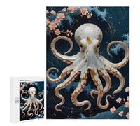 Rompecabezas 500 PCS para Adultos Octopus Kintsugi Art Rompecabezas para Adultos Juguete Decoración De Pared Decoración Perfecta Regalos para Reducir El Estrés 500 PCS