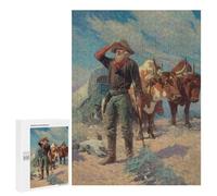Rompecabezas 500 PCS para Adultos Old Man Looking For A Road Rompecabezas para Adultos Juegos Familiares Carrera De Velocidad Manual Regalos para Amigos Y Familiares 500 PCS