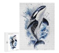 Rompecabezas 500 PCS para Adultos Orca - Killer Whale Rompecabezas Juego Familiar Difícil Oferta Difícil como Regalo para Toda La Familia 500 PCS