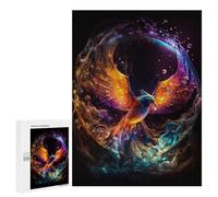 Rompecabezas 500 PCS para Adultos Phoenix in Water Artwork Rompecabezas para Adultos Juego De Ingenio Regalo De Cumpleaños Ayuda A Ejercitar El Cerebro 500 PCS