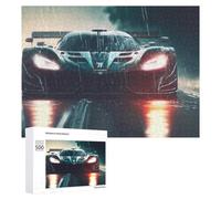 Rompecabezas 500 PCS para Adultos Rainy Night Racing Car Rompecabezas para Adultos Juegos De Relajación Decoración Cumpleaños 500 PCS
