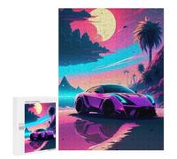 Rompecabezas 500 PCS para Adultos Retro Car 8 Rompecabezas para Adultos Juego De Ingenio Regalo De Cumpleaños Ayuda A Ejercitar El Cerebro 500 PCS
