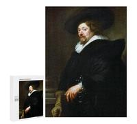 Rompecabezas 500 PCS para Adultos Self Portrait Paul Rubens Rompecabezas para Adultos Juegos Divertidos Vacaciones En Casa Matar El Tiempo para Cumpleaños, Navidad 500 PCS