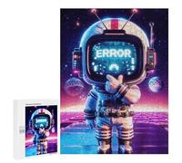 Rompecabezas 500 PCS para Adultos Space Error Rompecabezas para Adultos Juegos Divertidos Vacaciones En Casa Matar El Tiempo para Cumpleaños, Navidad 500 PCS
