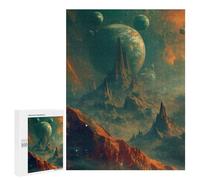 Rompecabezas 500 PCS para Adultos Space Oasis Rompecabezas para Adultos Juguete Decoración De Pared Análisis Y Lógica Desafiante De Completar 500 PCS