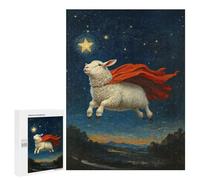 Rompecabezas 500 PCS para Adultos Super Sheep Flying Rompecabezas para Adultos Juego De Ingenio Regalo De Cumpleaños Ayuda A Ejercitar El Cerebro 500 PCS