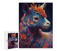 Rompecabezas 500 PCS para Adultos The Cute Alpaca Rompecabezas para Adultos Juegos Relajantes Corte De Precisión Oferta como Regalo para Toda La Familia 500 PCS