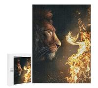 Rompecabezas 500 PCS para Adultos The Fire Inside Rompecabezas para Adultos Juegos Divertidos Vacaciones En Casa Matar El Tiempo para Cumpleaños, Navidad 500 PCS