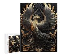 Rompecabezas 500 PCS para Adultos The Golden Phoenix Rompecabezas para Adultos Juegos Relajantes Regalos para Mujeres para Cumpleaños, Navidad 500 PCS