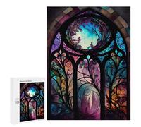 Rompecabezas 500 PCS para Adultos Window Into The World Rompecabezas para Adultos Juego De Ingenio Regalo De Cumpleaños Ayuda A Ejercitar El Cerebro 500 PCS