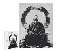 Rompecabezas 500 PCS para Adultos Zen Master in Meditation Rompecabezas para Adultos Juguete Decoración De Pared Decoración Perfecta Regalos para Reducir El Estrés 500 PCS