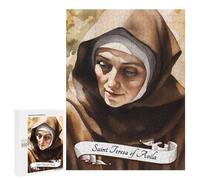 Rompecabezas 500 PCS Saint Teresa of Avila Rompecabezas para Adultos Juguete Decoración De Pared Patrón De Ensamblaje Oferta como Regalos para Toda La Familia 500 PCS