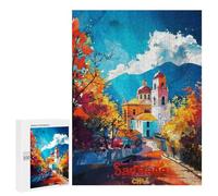 Rompecabezas 500 PCS Santiago Art Rompecabezas para Adultos Juguete Decoración De Pared Patrón De Ensamblaje Oferta como Regalos para Toda La Familia 500 PCS