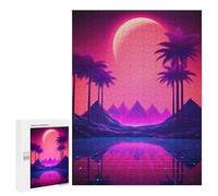 Rompecabezas 500 PCS Shining Ascents Synthwave Rompecabezas para Adultos Juguete Decoración De Pared Regalo De Cumpleaños Oferta como Regalos para Toda La Familia 500 PCS