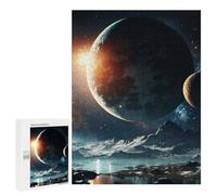 Rompecabezas 500 PCS Space Mystic Planet Rompecabezas para Adultos Juguete Decoración De Pared Regalo De Cumpleaños Oferta como Regalos para Toda La Familia 500 PCS