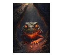 Rompecabezas 52x38cm/1000pcs Fiery Lizard in Cave Rompecabezas para Adultos Juguetes Antiestrés Decoración Perfecta como Regalo para Toda La Familia 52x38cm/1000pcs