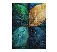 Rompecabezas 52x38cm/1000pcs para Adolescentes Golden Veins of Harmony Art Rompecabezas para Adultos Juego Práctico Decoración Ayuda A Ejercitar El Cerebro 52x38cm/1000pcs