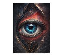 Rompecabezas 52x38cm/1000pcs para Adultos Eye of The Beholder Mystic Vision Rompecabezas para Adultos Juego Práctico Ensamblaje De Patrones Cumpleaños 52x38cm/1000pcs