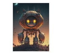 Rompecabezas 52x38cm/1000pcs para Adultos Robotic Cat in Space Adventure Juegos Divertidos De Rompecabezas Decoración del Hogar Oferta como Regalos para Toda La Familia 52x38cm/1000pcs