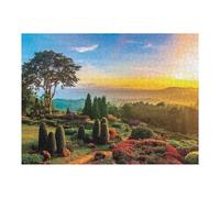 Rompecabezas 52x38cm/1000pcs para Adultos Sunset Garden Serenity -1 Rompecabezas para Adultos Juego Práctico Ensamblaje De Patrones Cumpleaños 52x38cm/1000pcs