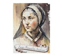 Rompecabezas 52x38cm/1000pcs Saint Bernadette Soubirous Rompecabezas para Adultos Juegos Familiares Patrón De Montaje Oferta como Regalo para Toda La Familia 52x38cm/1000pcs