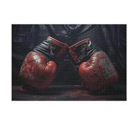 Rompecabezas 75x50cm/1000pcs para Adolescentes Boxing Gloves The Ultimate Fighter's Gear Rompecabezas para Adultos Juego Práctico Decoración Ayuda A Ejercitar El Cerebro 75x50cm/1000pcs