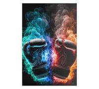 Rompecabezas 75x50cm/1000pcs para Adolescentes Colorful Boxing Gloves Artwork Rompecabezas para Adultos Juego Práctico para La Diversión Familiar Regalos para Reducir El Estrés 75x50cm/1000pcs