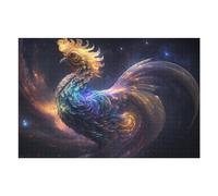 Rompecabezas 75x50cm/1000pcs para Adolescentes Cosmic Phoenix Artwork Rompecabezas para Adultos Juegos De Relajación Desafío Difícil Regalo De Cumpleaños, Regalos, 75x50cm/1000pcs