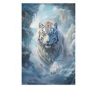 Rompecabezas 75x50cm/1000pcs para Adolescentes Frozen Tiger in Ice World Rompecabezas para Adultos Juegos Relajantes Difícil Regalos Difíciles para Amigos Y Familiares 75x50cm/1000pcs