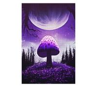 Rompecabezas 75x50cm/1000pcs para Adolescentes Space Purple Mushroom Rompecabezas para Adultos Juego De Ingenio Decoración del Hogar 75x50cm/1000pcs