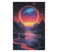 Rompecabezas 75x50cm/1000pcs para Adolescentes Space River Rompecabezas Juegos Familiares Decoración del Hogar Regalos para Reducir El Estrés 75x50cm/1000pcs