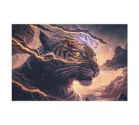 Rompecabezas 75x50cm/1000pcs para Adolescentes Thundering Tiger Power -1 Rompecabezas para Adultos Juguetes De Bricolaje Regalo De Cumpleaños Desafío Educativo 75x50cm/1000pcs