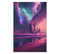 Rompecabezas 75x50cm/1000pcs para Adultos Dystopian Skyline -1 Rompecabezas para Adultos Juegos Familiares Ensamblaje De Patrones Ayuda A Ejercitar El Cerebro 75x50cm/1000pcs