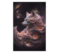 Rompecabezas 75x50cm/1000pcs para Adultos Galactic Fox Portrait -3 Rompecabezas Juegos De Relajación Análisis Y Lógica Oferta como Regalos para Toda La Familia 75x50cm/1000pcs