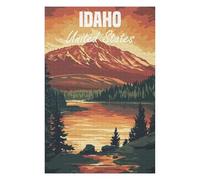 Rompecabezas 75x50cm/1000pcs para Adultos Idaho Mountain Landscape Rompecabezas para Adultos Juego Familiar Decoración Perfecta Cumpleaños Y Navidad 75x50cm/1000pcs
