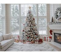 Rompecabezas 80 Piezas para Adultos, Rompecabezas para Adultos 80 Pieza, Puzzle Board, Juegos Educativos, Decoración del Hogar, Jigsaw Mat Blanco, áRbol De Navidad Jigsaw Mat, Regalo de del Hogar X-8