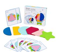Rompecabezas a juego de forma, juego a juego de forma | Maze a juego para habilidades Aprendizaje de reconocimiento de color,Clasificador preescolar, juguete de apilamiento suave divertido para jugar