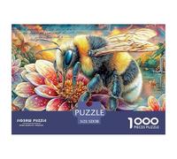 Rompecabezas Abejas Coloridas 1000 Piezas Puzzle para Adultos Y Niños - Juego Didáctico,Divertida Actividad para Toda La Familia 52x38cm/1000pcs