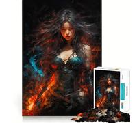 Rompecabezas Abismo Bioluminiscente para Adultos, 1000 Piezas, Juguete Que desafía la Mente, diversión silenciosa, Corte preciso, decoración de Pared 38x52cm