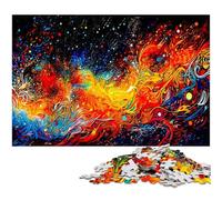 Rompecabezas Abstracto de 1000 Piezas Colorido para niños de Papel Juegos educativos para Adultos (tamaño 38 x 26 cm)