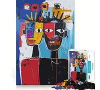 Rompecabezas Abstracto de Figuras Originales, 1000 Piezas, Juguete para ejercitar la Mente, Juego Relajante, Pieza de colección de Arte de Corte preciso (38x26cm)