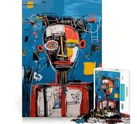 Rompecabezas Abstracto de Figuras Originales de 1000 Piezas para Adolescentes Juguete cognitivo Pasatiempo Relajante Borde Premium Lista de Deseos de Papá Noel (50x75cm)