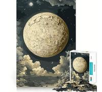 Rompecabezas Abstracto Espacial de 1000 Piezas para Adultos y Adolescentes Juguete de lógica sólida, Divertido y silencioso Corte de precisión Elige tu Deseo de Papá Noel (38x26cm)