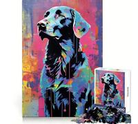 Rompecabezas Abstracto Flatty Art para Adolescentes, 1000 Piezas, Juego Tranquilo, Colores Brillantes, Divertido desafío, Sorpresa navideña (38x52cm)