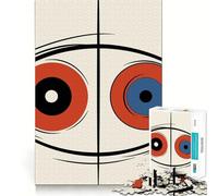Rompecabezas Abstracto Original con diseño de Ojo para Adolescentes, 1000 Piezas, Juego Inteligente, Tiempo en Familia, patrón de ensamblaje, selección de Deseos de Papá Noel (38x52cm)
